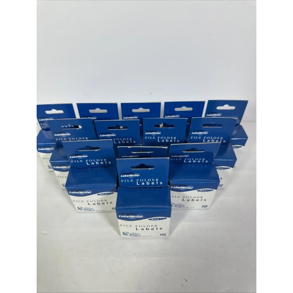 Lot of 13 Dymo File Folder Labels 30277 9/16